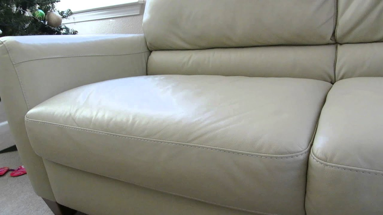 macys natuzzi leather sofa