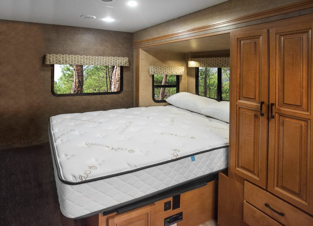 rv hide a bed mattress with cool foam