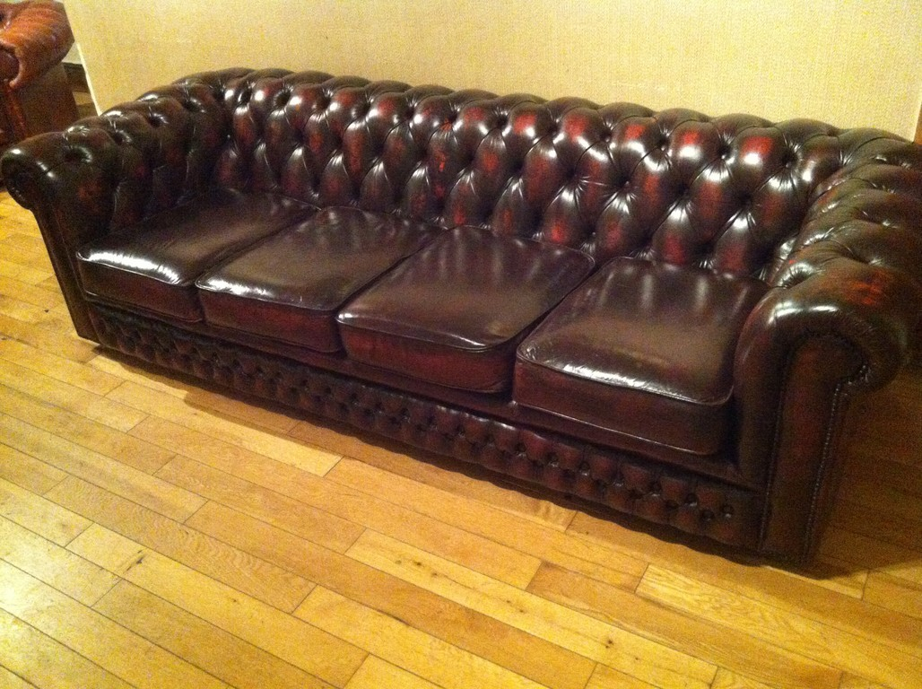tufted leather sofa repair