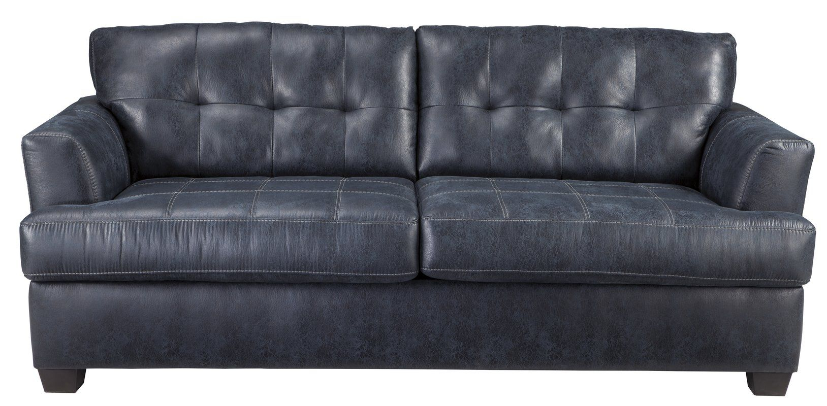 joss and main leather sofa