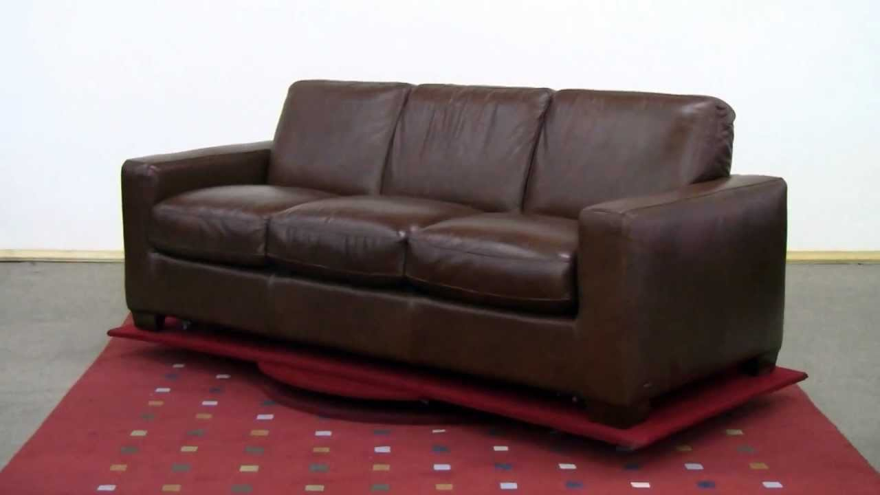 natuzzi editions rubicon b534 leather queen sleeper sofa