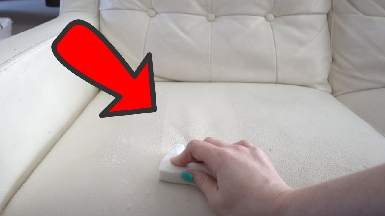 White Leather Sofa Cleaning With 6 Kids intended for sizing 1280 X 720