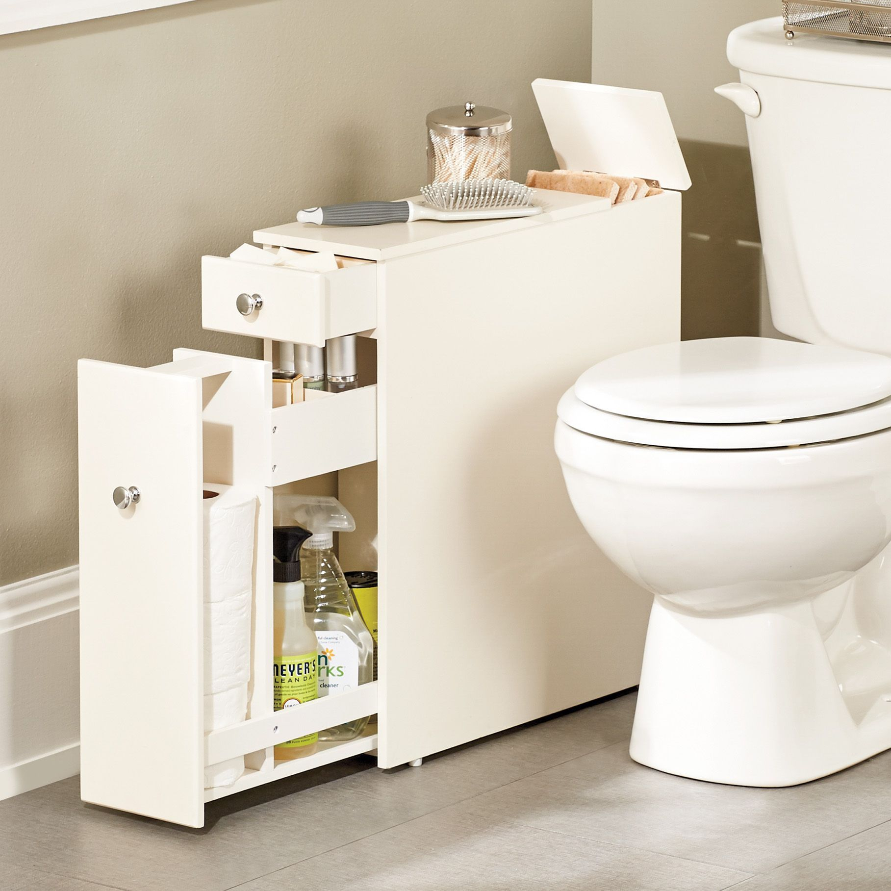 Slim Bathroom Storage By Oakridgetm • Patio Ideas